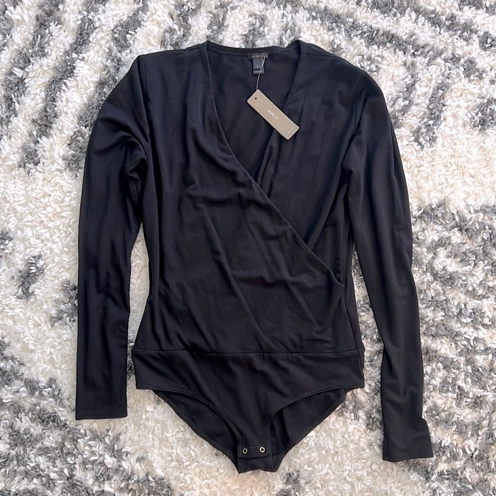 NWT Black J. Crew Bodysuit